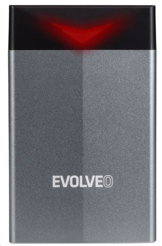 EVOLVEO 2.5\" Tiny G2, 10Gb/s, externí rámeček na HDD, USB A 3.1 + redukce USB A/USB C
