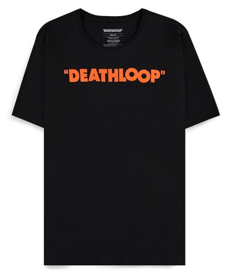 Pánské tričko Deathloop: Logo (S) černá bavlna