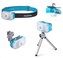 Naturehike LED multifunkční světlo Starlight, USB nabíjení, tripod 101g - šedá/modrá