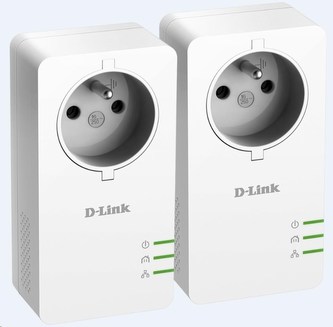 D-Link DHP-P601AV PowerLine AV2 1000 HD Gigabit Passthrough Kit (2-pack)