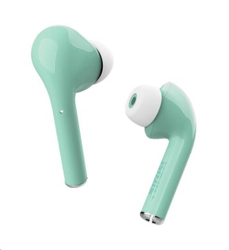 TRUST sluchátka NIKA Touch Bluetooth Wireless Earphones, mint/tyrkysová