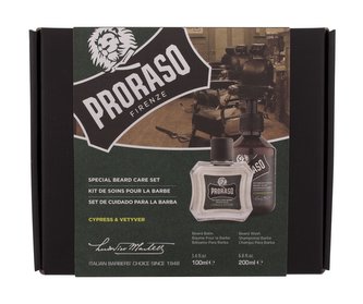 PRORASO Cypress & Vetyver šampon na vousy Cypress & Vetyver 200 ml + balzám na vousy Cypress & Vetyver 100 ml