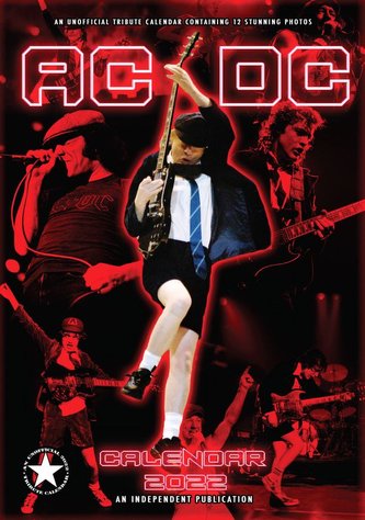 Kalendář 2022: AC/DC (A3 29,7 x 42 cm)