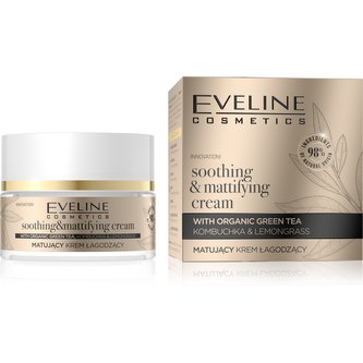 E. Organic gold matující krém s ogranic green tea 50 ml
