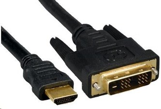 PREMIUMCORD Kabel HDMI - DVI 10m (M/M, zlacené kontakty, stíněný) PREMIUMCORD Kabel HDMI - DVI 10m (M/M, zlacené kontakty, stíněný)