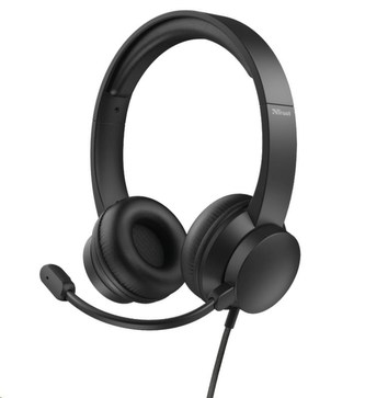 TRUST sluchátka s mikrofonem Rydo On-Ear USB Headset
