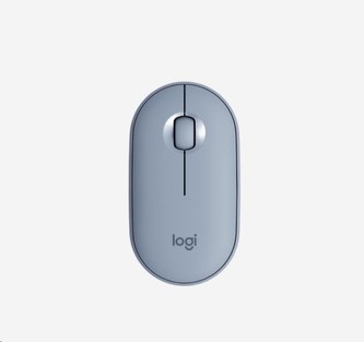 Logitech Pebble Wireless Mouse M350, modrošedá