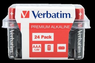 VERBATIM  AAA Alkalická Baterie 24 Pack / LR03