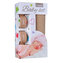 Baby set - bambusová osuška beige / béžová + kočárkový kolíček beige / béžová