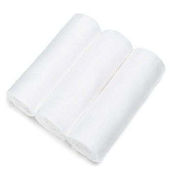 BIO Bambusové pleny, white / bílá