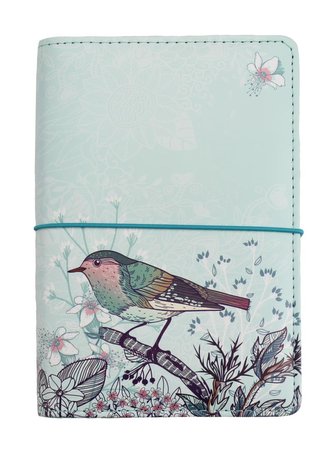 Diář UNI Ptáček na větvičce kroužkový M s vyměnitelným kalendáriem 2022 - Designové diáře 2022