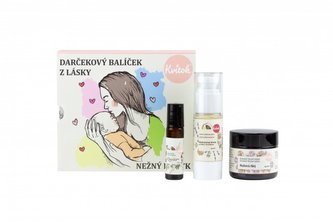 Kvitok Dárkový balíček pro ženy Něžný dotek - luxusní hydratační péče