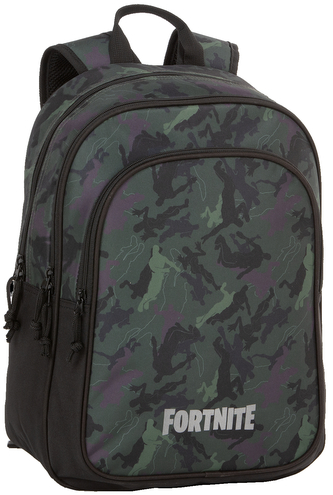 Batoh Fortnite: Camo (objem 20 litrů|31 x 42 x 15 cm) zelený polyester