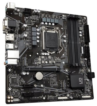 GIGABYTE B560M DS3H / Intel B560 / LGA 1200 / 4x DDR4 DIMM / 2x M.2 / VGA / DVI-D / HDMI / DP / USB-C / mATX