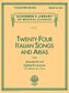 24 Italian Songs & Arias of the 17th & 18th Centuries: Schirmer Library of Classics Volume 1723 Medium Low Voice Book Only