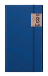 Týdenní kapesní diář denim modrá
