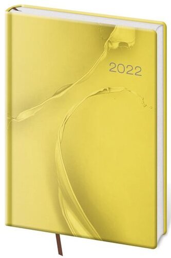 Diář 2022 denní A5 Vario - Yelow design