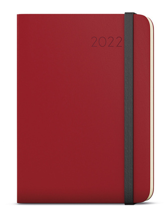 Týdenní A5 diář hemingway bordó