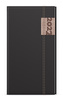 Týdenní kapesní diář denim černá