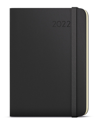 Týdenní A5 diář hemingway černý