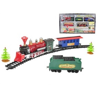 Vlak na baterie s dráhou