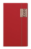 Týdenní kapesní diář denim červená