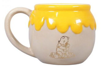 Keramický 3D hrnek Disney|Medvídek Pú: Hunny (objem 500 ml)