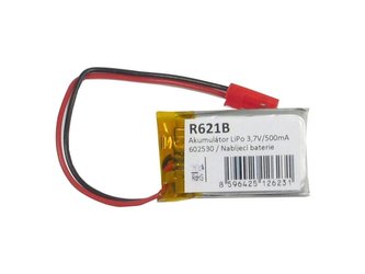 Baterie nabíjecí Li-Pol 3,7V/500mAh 602530 Hadex