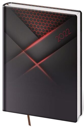 Diář 2022 Vario - Black design, denní, A5