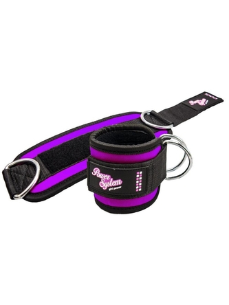 Power System - Kotníkový adaptér Ankle straps Gym babe 3450 - pink