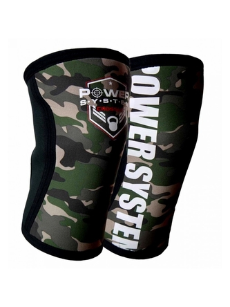 Power System - Bandáže na kolena Knee sleeves Camo 6032 - velikost S/M 30-36 cm