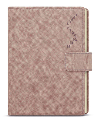 Denní A5 diář manager color pudrová