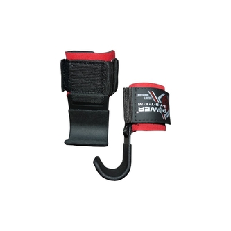 Power System - Posilovací háky hardcore hooks black 3310