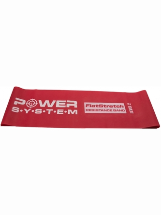 Power System - Flat stretch band level 2 4122 červená