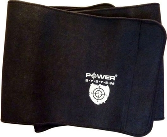 Power System - Fitness zeštíhlovací pás WT PRO unisex 4001 - black S-M do 95 cm