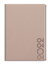 Denní A5 diář tora pudrová