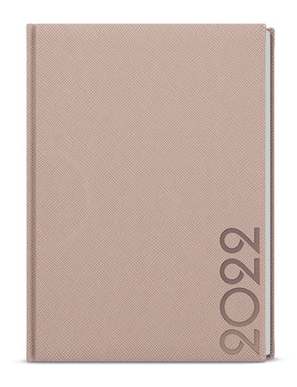 Denní A5 diář tora pudrová