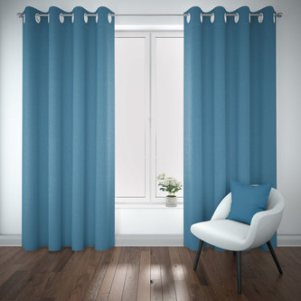 Zatemňovací závěs 245 x 140 cm, modrá