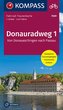Fahrrad-Tourenkarte Donauradweg 1, Von Donaueschingen nach Passau