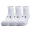 Ponožky Under Armour Heatgear Locut -Wht, Muži | Pánské Spodní Prádlo | Pánské Ponožky | Bílá | M