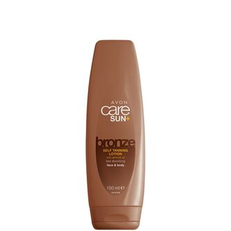 Avon Samoopalovací tělové mléko na obličej a tělo Care Sun + (Self Tanning Lotion) 150 ml woman