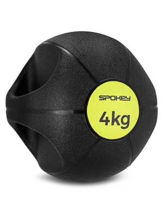 Spokey - Gripi medicinbal s úchyty 4kg Spokey - Gripi medicinbal s úchyty 4kg