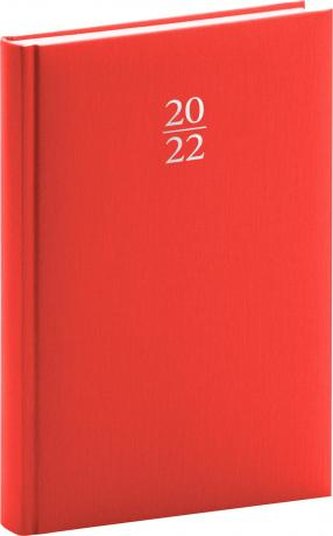 Denní diář Capys 2022, červený