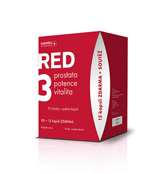 Cemio Cemio RED3 90+15 kapslí DÁREK 2021