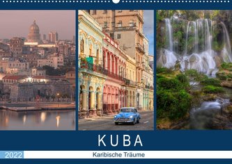 Kuba, karibische Träume (Wandkalender 2022 DIN A2 quer)