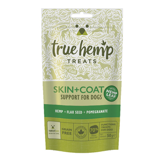 True Hemp Dog Skin & Coat pamlsky 50g