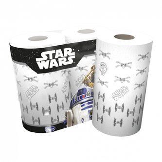 Utěrky papírové Star Wars 2 ks s potiskem 2 vrstvé