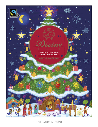 Adventní kalendář mléčná čokoláda 26% 85g