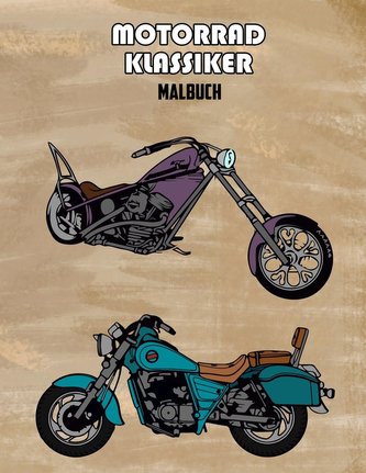Motorrad-Klassiker Malbuch
