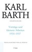 Vorträge und kleinere Arbeiten 1935-1937